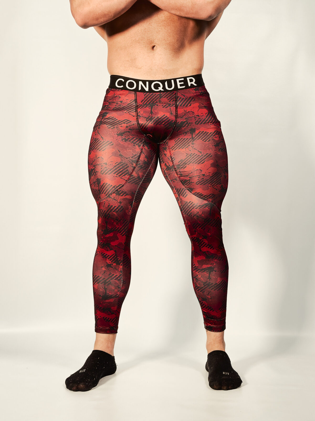 Tech Army Leggins - Red Skull