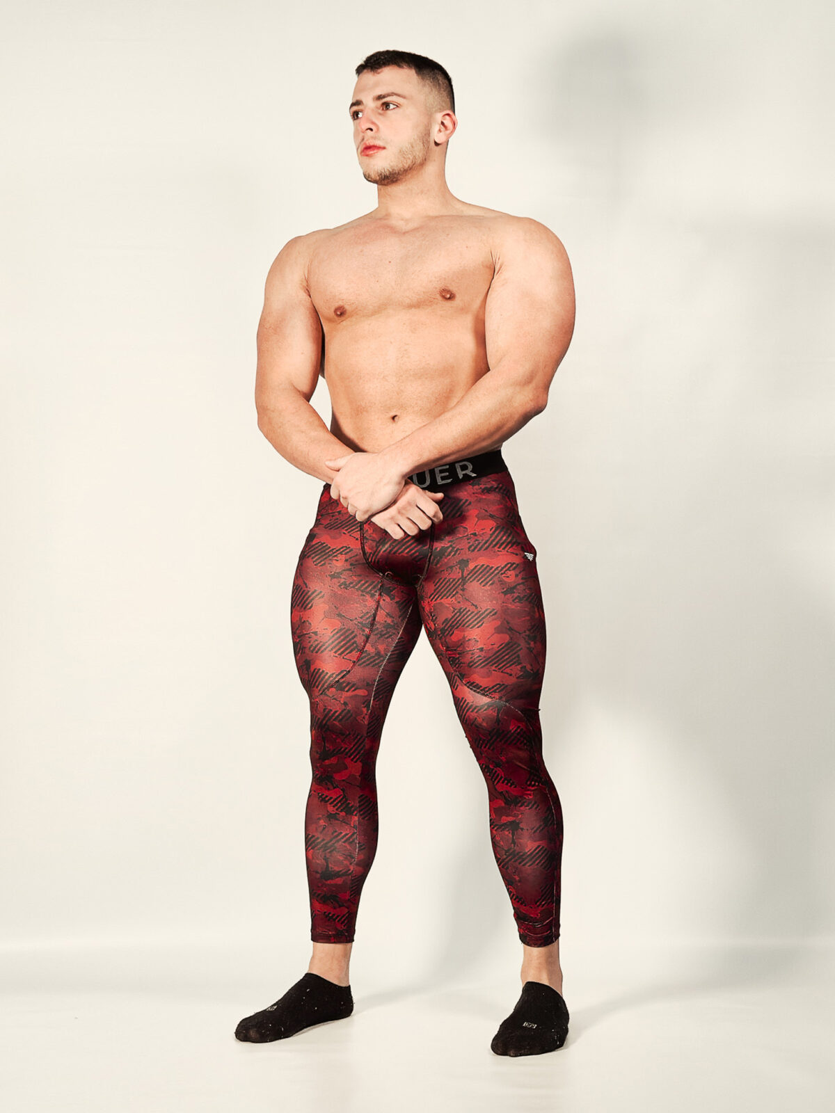 Tech Army Leggins - Red Skull - Imagen 16