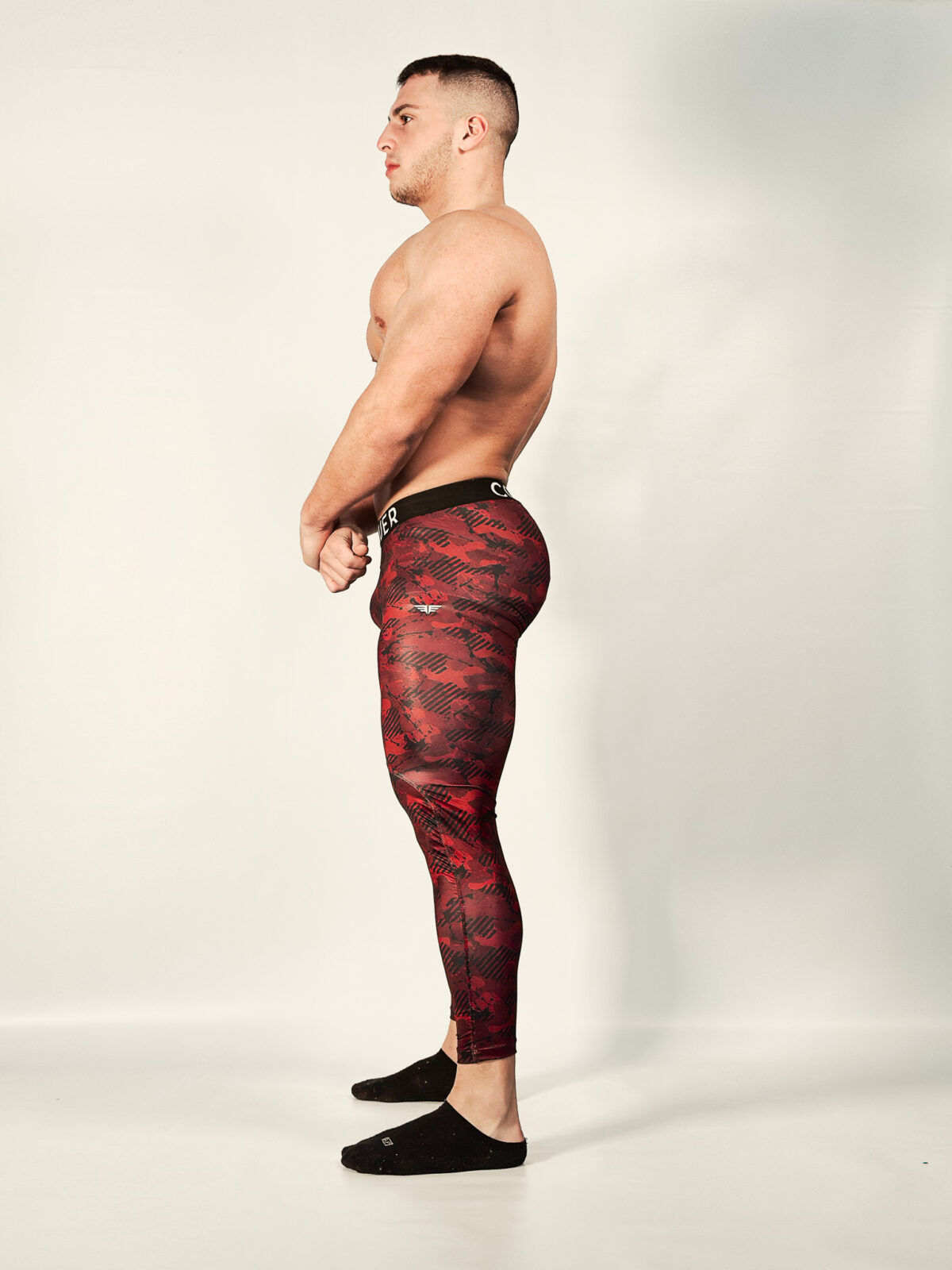 Tech Army Leggins - Red Skull - Imagen 15