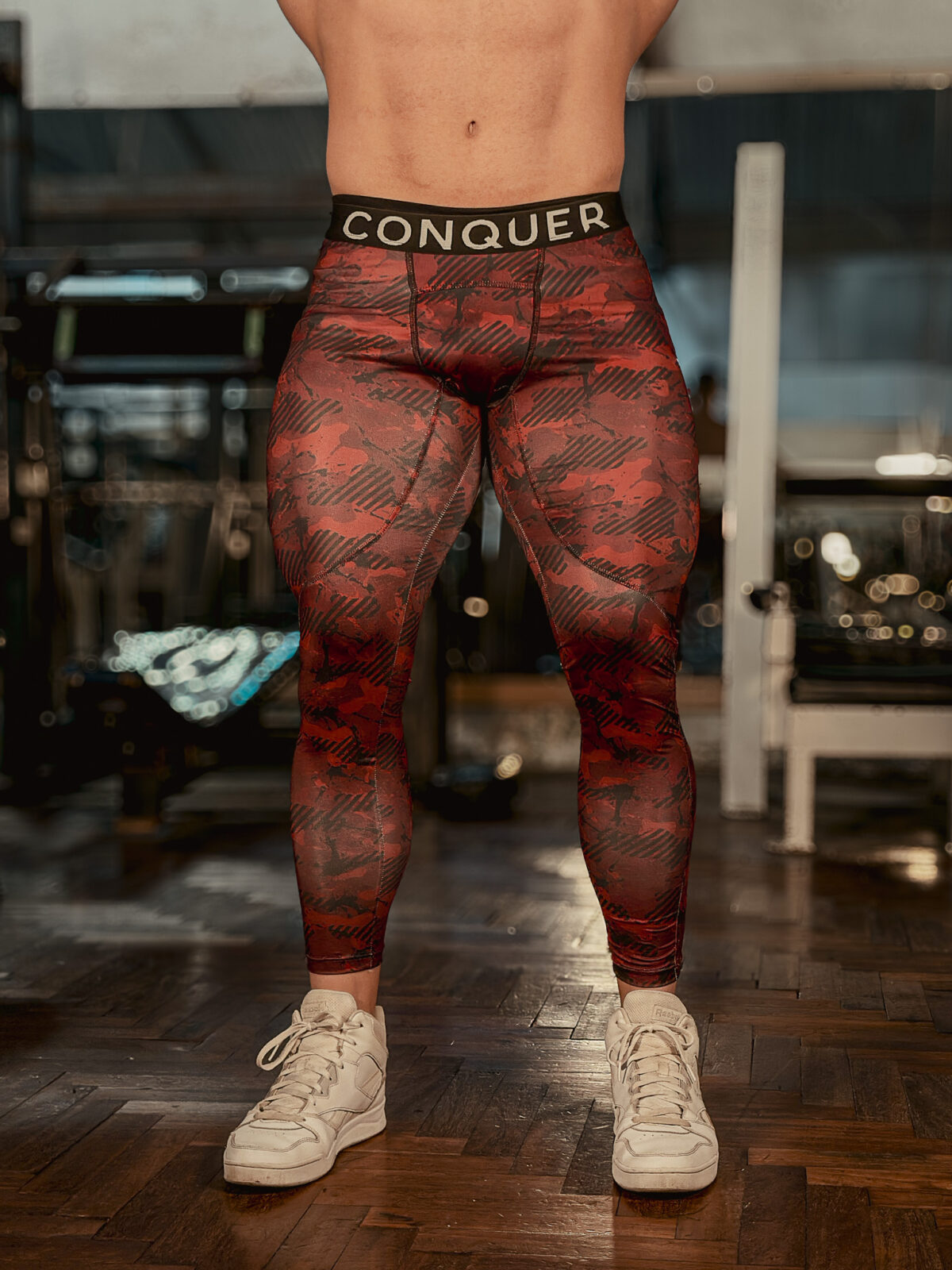 Tech Army Leggins - Red Skull - Imagen 12