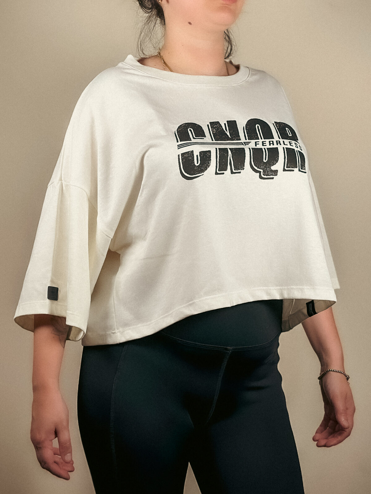 Remeron Oversized Crop - Fearless Collection - Tribal - Crudo