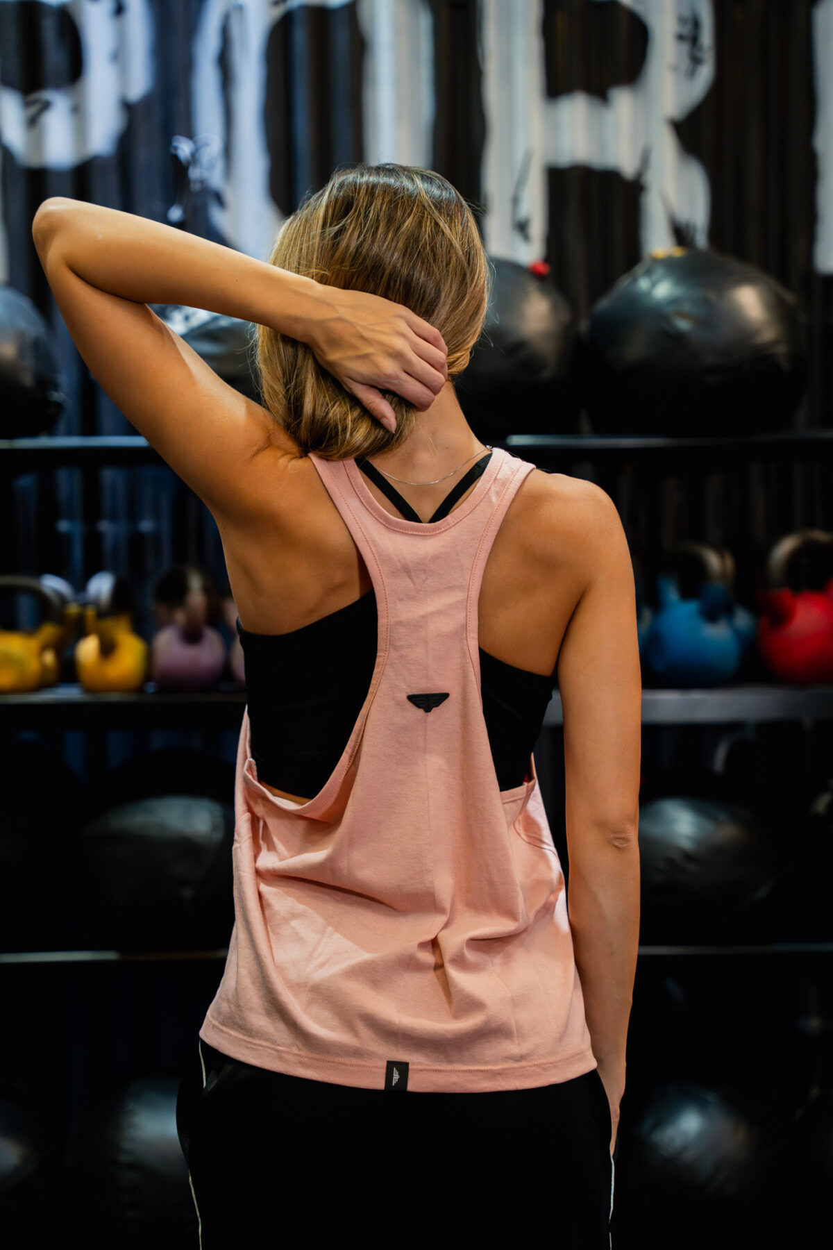 Musculosa Olimpica Boxy Fit - Fearless Collection - Trance - Rosa vintage - Imagen 7