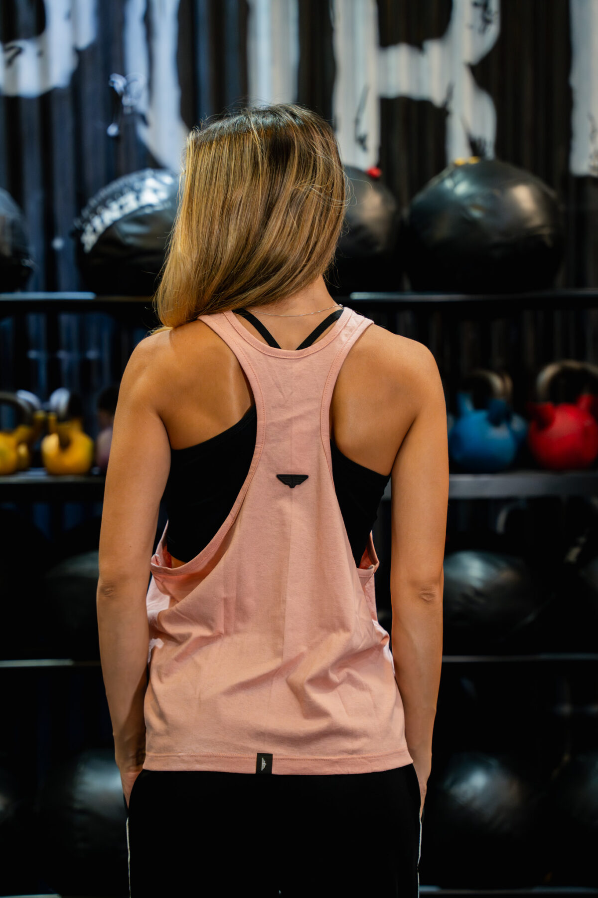 Musculosa Olimpica Boxy Fit - Fearless Collection - Trance - Rosa vintage - Imagen 6