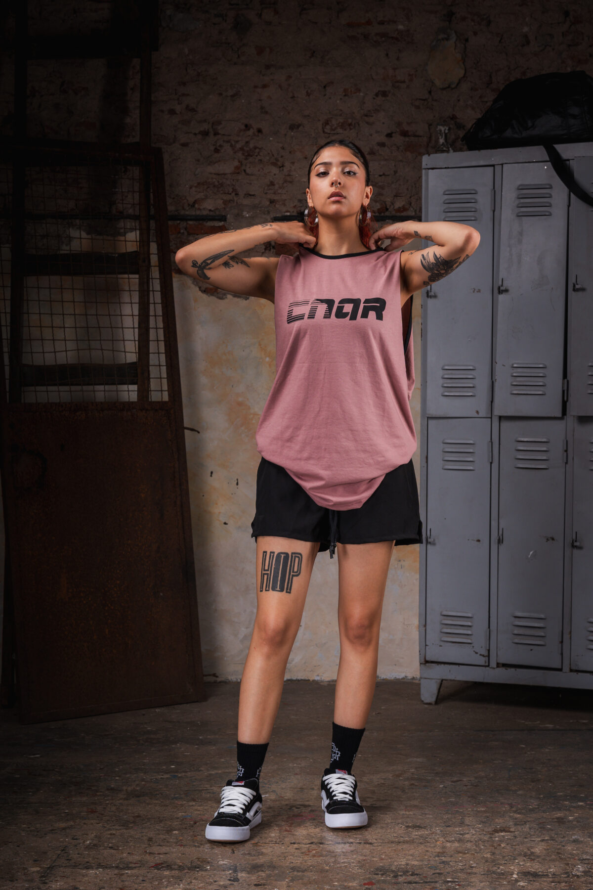 Remera sin mangas - Fearless Collection - Progressive - Rosa Viejo - Imagen 7