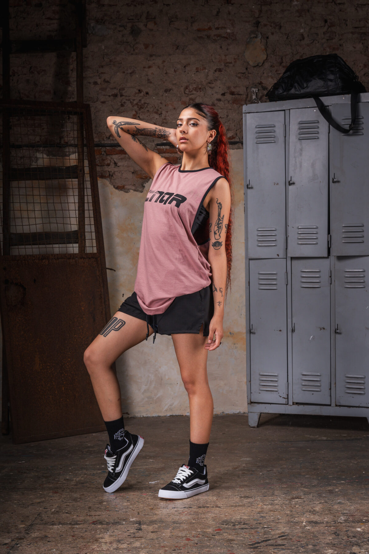 Remera sin mangas - Fearless Collection - Progressive - Rosa Viejo - Imagen 11