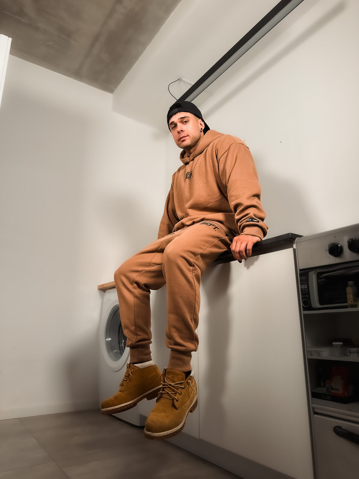 Jogging Oversized - Athletic Department - Camel - Imagen 7
