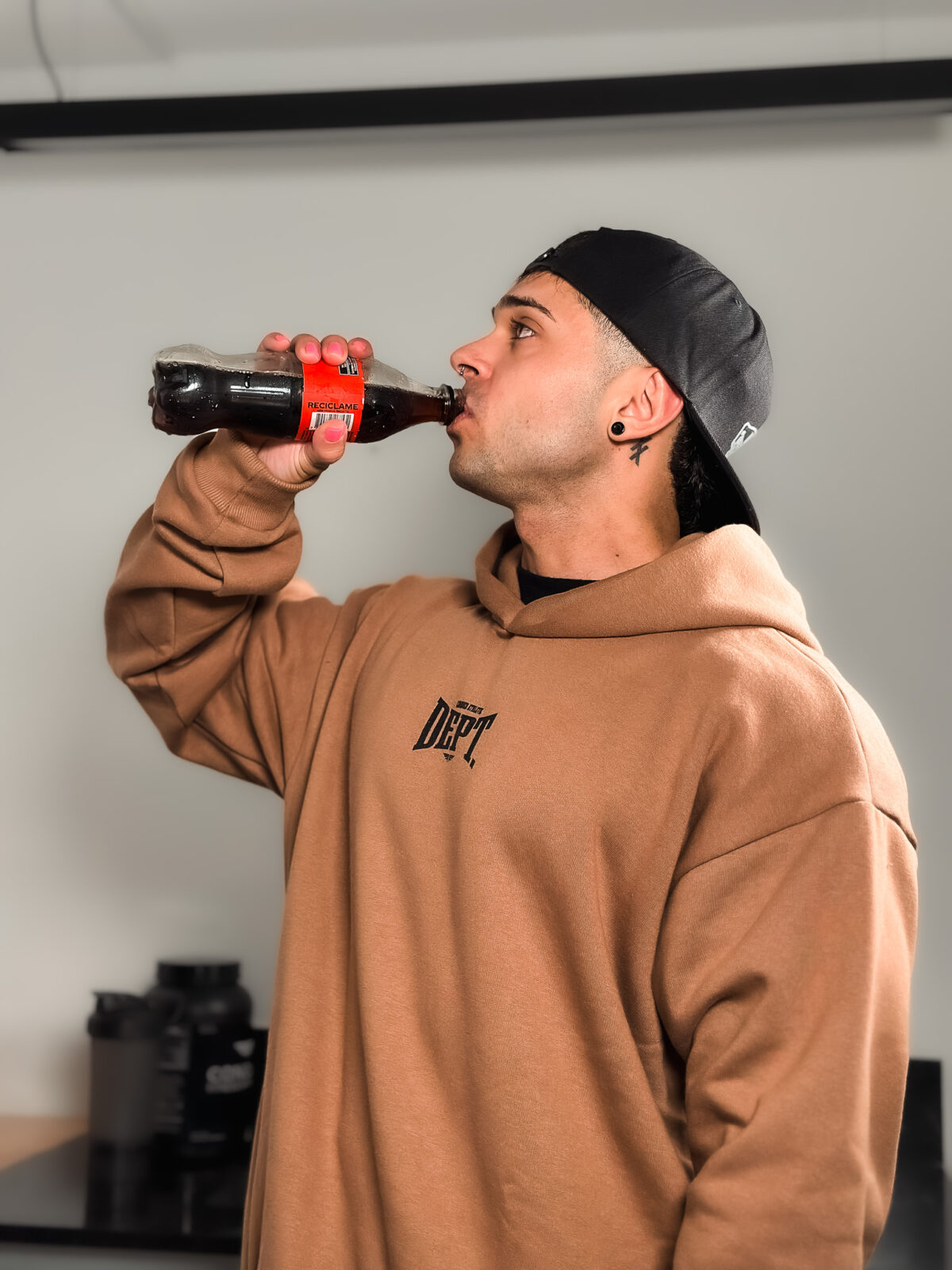Hoodie Oversized - Athletic Department - Camel - Imagen 12