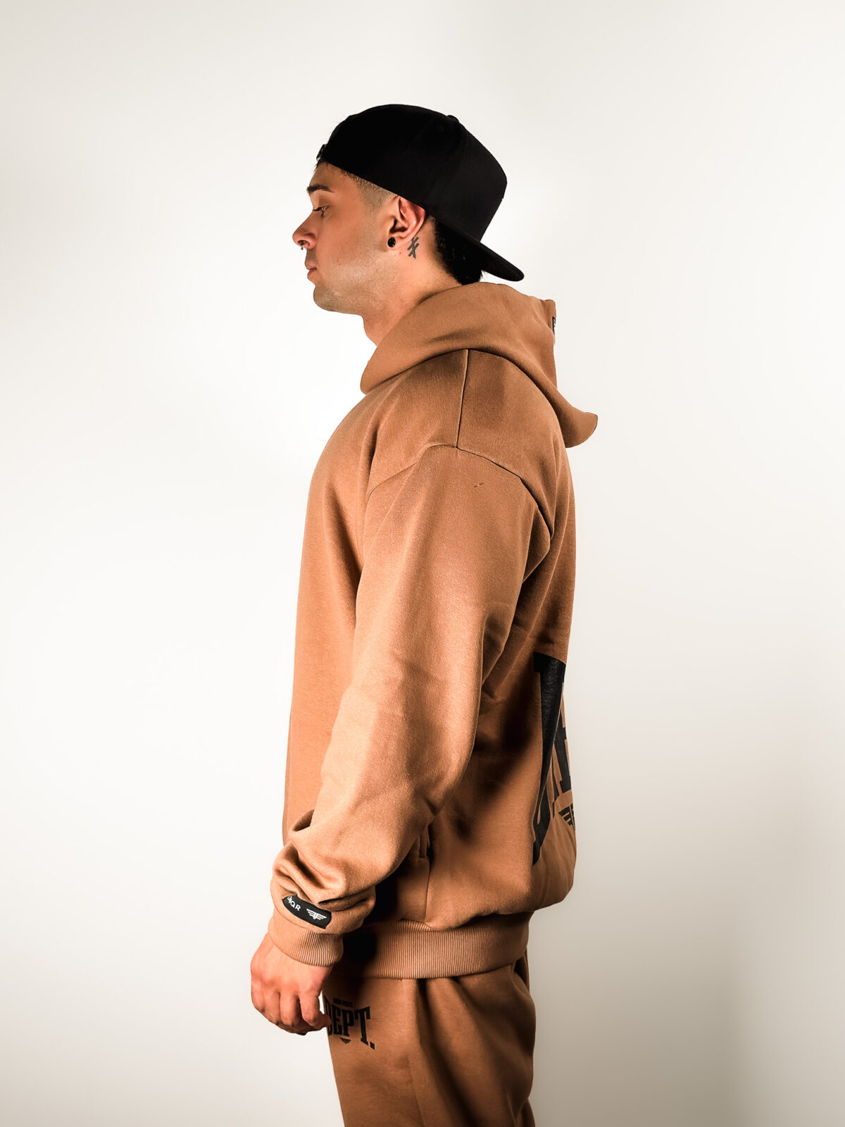 Hoodie Oversized - Athletic Department - Camel - Imagen 13
