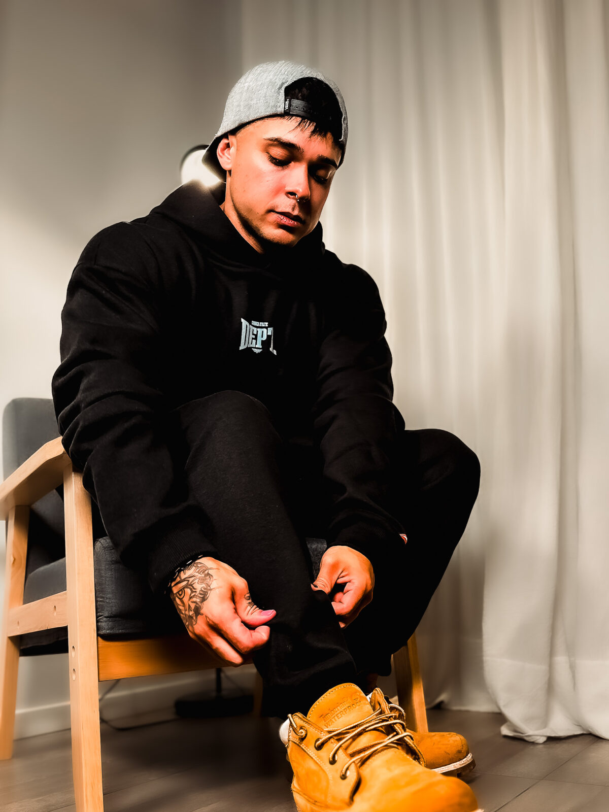 Jogging Oversized - Athletic Department - Negro - Imagen 8
