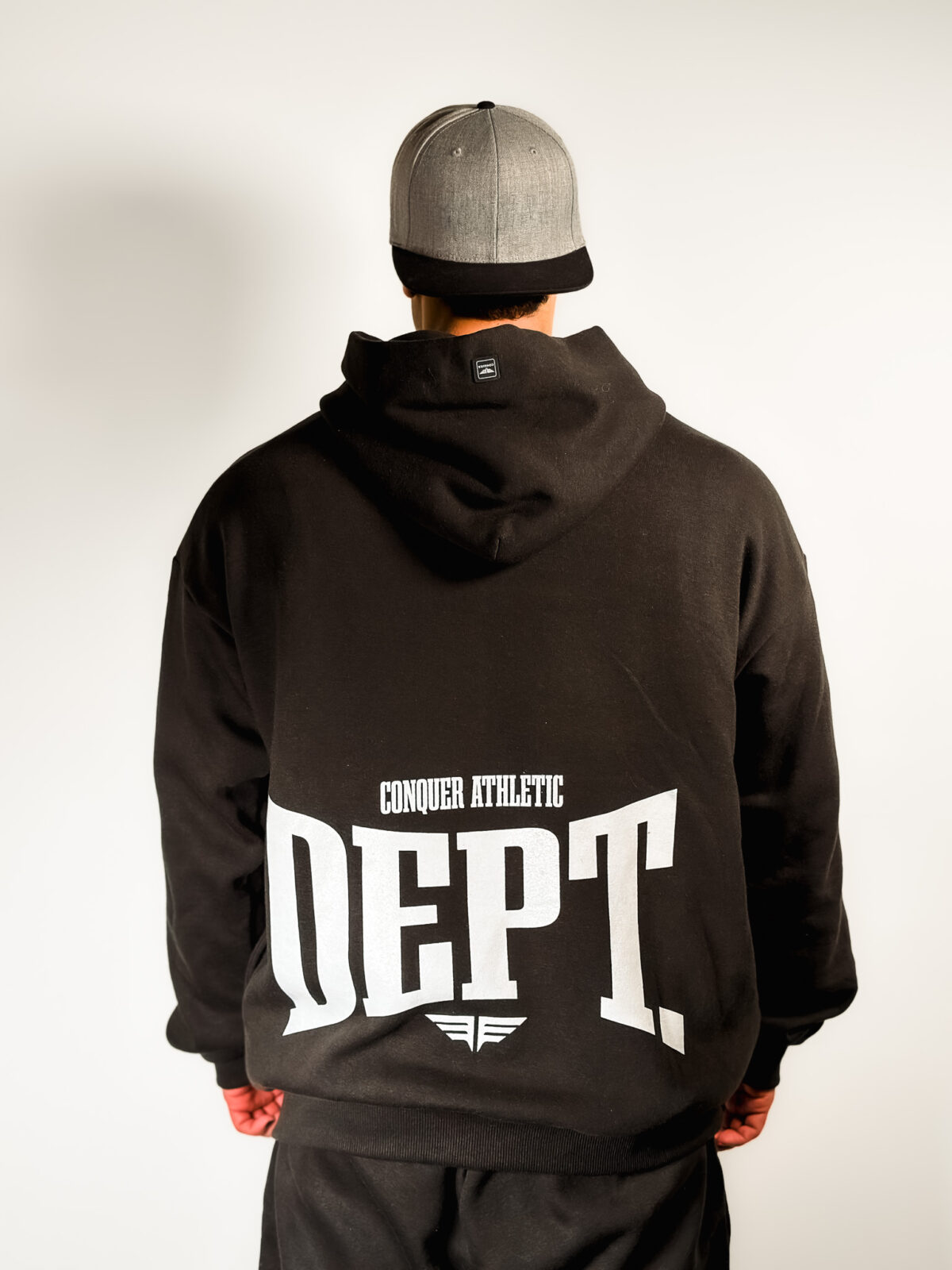 Hoodie Oversized - Athletic Department - Negro - Imagen 16