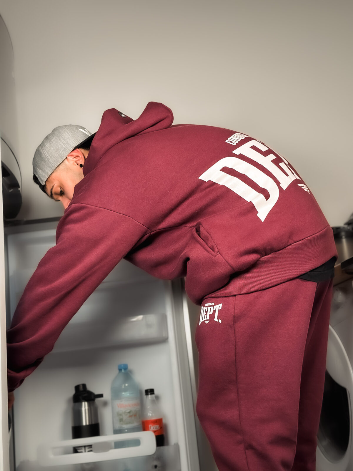 Hoodie Oversized - Athletic Department - Borravino - Imagen 10