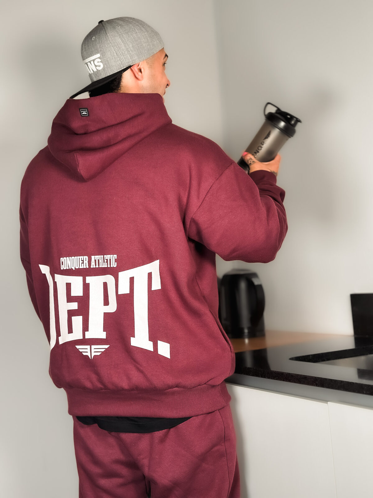 Hoodie Oversized - Athletic Department - Borravino - Imagen 14