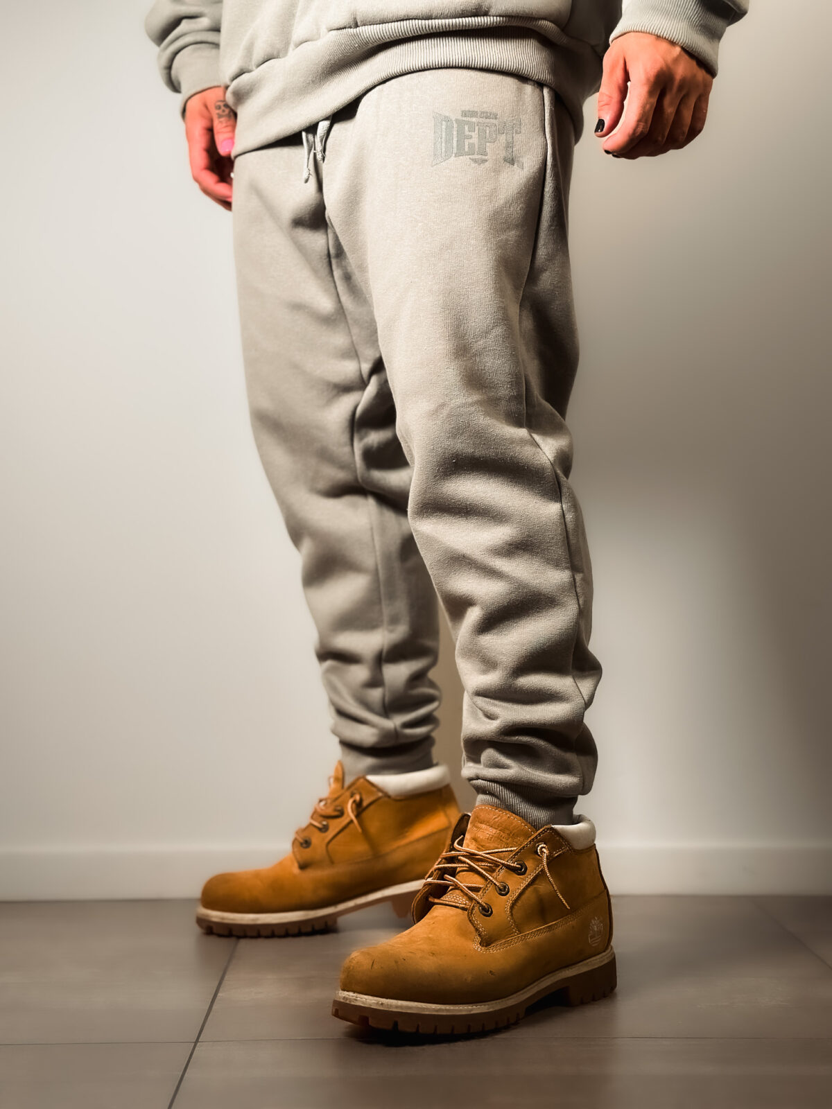 Jogging Oversized - Athletic Department - Cemento