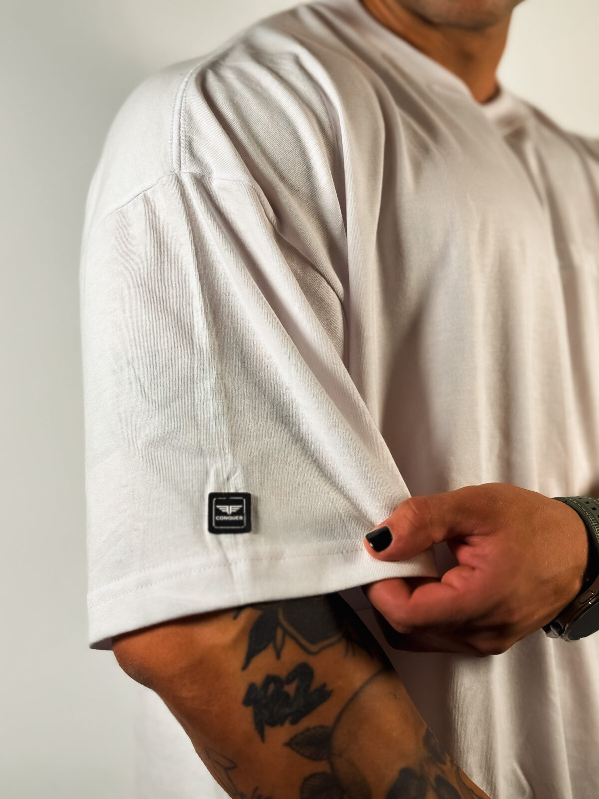 Remera Oversized - Lifestyle - All White - Imagen 5