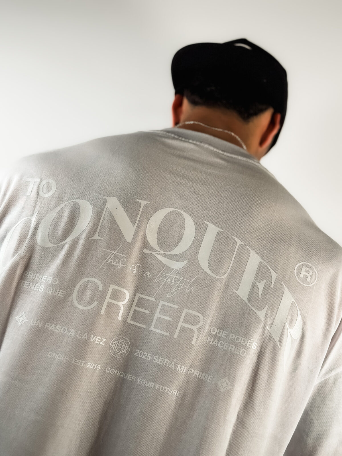 Remera Oversized - Lifestyle - All White - Imagen 2